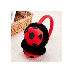 Plush Rabbit <b>Ear</b> <b>Muffs</b> In Pink And White Soft Fuzzy Winter Warmth Accessory - Product Image 3