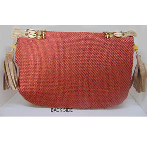 Bolso de Mano Tipo Clutch Bohemio, Hecho a Mano, de Inspiración Tribal Boho Gypsy Étnica Banjara, Estilo Vintage Indio, para Mujer, con Detalles Tradicionales - Product Image 4
