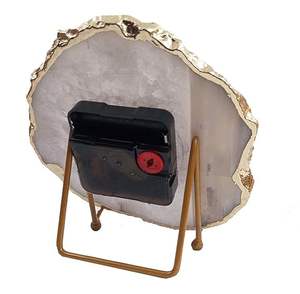 Horloge murale en résine artisanale de luxe, moderne, étanche, surdimensionnée, avec veilleuse, pour Pâques, mariage, retraite, Ramadan, décoration intérieure, salle à manger - Product Image 4