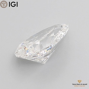 เพชรทรงลูกแพร์ 4.00 กะรัต ความสะอาดระดับ VVS1 สี F พร้อมใบรับรอง IGI เพชร CVD ที่ปลูกในห้องปฏิบัติการ สร้างสรรค์เป็นแหวนที่สมบูรณ์แบบ - Product Image 3