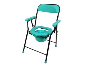 <b>Portable</b> Commode Chair with Bucket (sagar) - Product Image 1