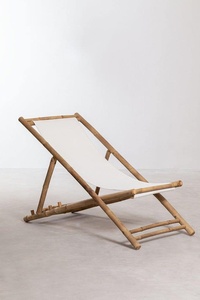 Silla Plegable de Bambú y Ratán para Exteriores |   Sillón Modular Plegable para Sala de Estar, Tejido a Mano, Transpirable, con Bambú Sólido - Product Image 2