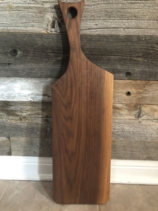 Plateau de service en bois foncé - Product Image 1