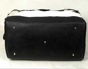 Bolsa de Viaje de Cuero de Lujo con Pelo de Vaca, Bolsa de Lona para Fin de Semana, Equipaje de Mano, Calidad de Exportación OEM LHTB-0114 - Product Image 5