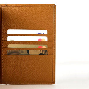 Portefeuille de voyage personnalisable avec clip à passeport élégant, couverture en cuir PU, style portable, porte-passeport, étui pour cartes - Product Image 4
