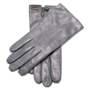 Gants d'hiver en cuir véritable fantaisie pour la conduite, compatibles écran tactile, en cuir de vachette et peau de mouton, unisexe, pour l'extérieur et les fêtes - Product Image 1