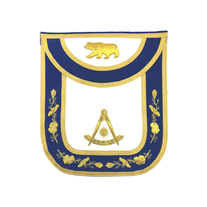 Handmade Embroidery Customized the Craftsman's Past Master's Apron Masonic Regalia Gifts & Metal Crafts Handmade Embroidery OEM - Product Image 1