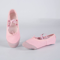 Zapatillas de Ballet de Goma/Cuero PU Baratas al por Mayor para Niñas, Mujeres y Adultas, para Espectáculos de Danza, Color Personalizado, Cómodas