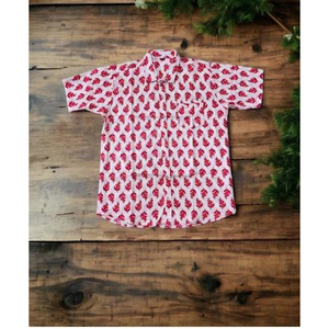 Camisa de Algodón con Estampado Rajastaní para Hombre, Camisa Jaipuri con Estampado Floral, Moda Casual, Exportador de India a Bajo Precio - Product Image 1