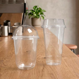 Gobelets en plastique PP transparents jetables non toxiques de 12 oz et 16 oz à paroi simple de 95 mm pour café, jus et boissons – Vente en gros directe usine du Vietnam - Product Image 1