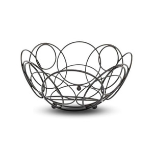 Square Frame Iron Wire Fruit Basket for Modern Kitchen Organization - Product Image 5