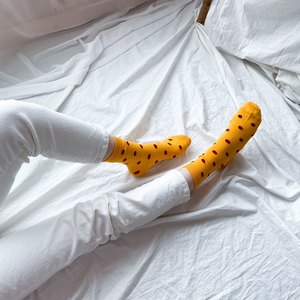 Korea Fashion <b>Women</b> Dot <b>Crew</b> <b>Socks</b> Made of Premium Combed Cotton - Product Image 3