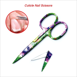 Professional Stainless Steel Curved Long Handle Cuticle <b>Nail</b> <b>Scissors</b> Manicure Cutter Sharp Durable Right-Handed Beauty High - Product Image 6