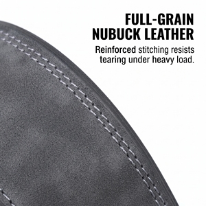 Ceinture de musculation en cuir en gros, ceinture de powerlifting à boucle à ardillon, ceinture de levage en cuir avec logo personnalisé, équipement sportif - Product Image 4