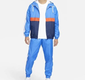 Survêtement décontracté à capuche de haute qualité avec pantalon à taille élastique et tissu coupe-vent pour l'hiver - Product Image 3