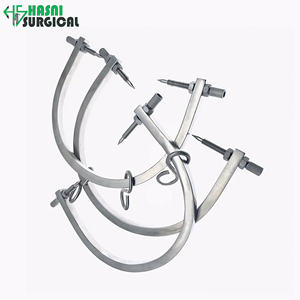 Pinzas de tracción para cráneo Gardner Wells de 26 cm de la mejor calidad con marco en forma de U y diámetro ajustable para pines craneales - Product Image 6