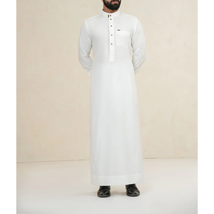 Túnica Musulmana Cómoda para Hombre, Túnica Islámica Larga Tradicional para Todas las Temporadas - Product Image 2