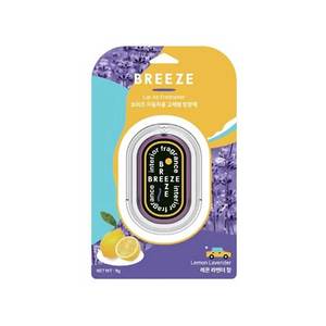 BREEZE Gel Aromatizante para Baño con Aroma a Limón y Lavanda, Desodorante para Inodoro, Ambientador para Interiores de Baño - Product Image 1