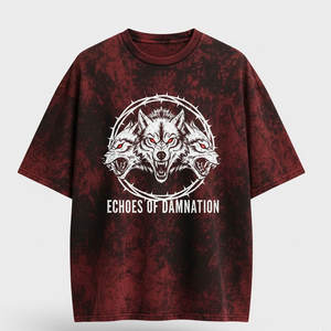 T-shirt homme délavé à l'acide, effet vintage, tissu en coton doux, coupe décontractée, idéal pour le streetwear, les tenues décontractées et le confort quotidien. - Product Image 4