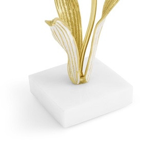 Butterfly Ginkgo Gold Decorative <b>Objects</b> Sculpture Eye Catching Look Flowers And Leaves Designer High Standard Quality - Product Image 4