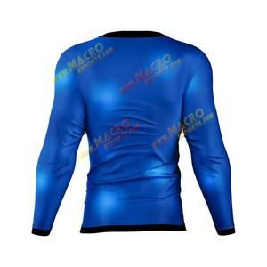 Compression Gym Chemises Surf À Manches Longues Logo Personnalisé UV BJJ Rashguard MMA Sublimé Hommes Rash Guard DHL Sublimation FEDEX OEM - Product Image 2