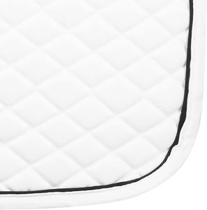 Tapis de selle polyvalent de base avec garniture et passepoil – Base en coton, doublure en flanelle, matelassage losanges pour un confort optimal - Product Image 4
