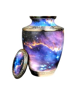 Urna Funeraria para Cenizas Humanas, Diseño de Galaxia del Universo Cósmico - Product Image 1