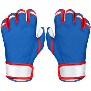 Gants de frappe de baseball à manchette courte, niveau professionnel, antidérapants, pour athlètes adultes et jeunes, LBBSC-0014 - Product Image 1