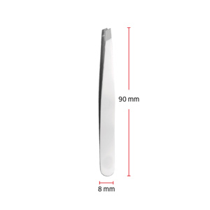 Pinzas de Precisión para Cejas de Alta Calidad, Pinzas Profesionales para Depilación de Cejas con Punta Inclinada - Product Image 5