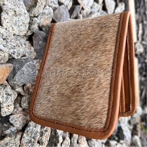 Cartera Corta de Cuero Genuino para Hombre, Personalizada de Fábrica, con Cadena Antirrobo, Monedero, Ranuras para Múltiples Tarjetas, Cartera de Cuero Vacuno para Hombre - Product Image 3