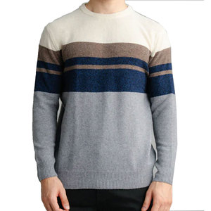 Pulls décontractés pour hommes en coton/laine respirants pour l'hiver, texture douce, coupe moderne, tricot doux, écologiques, longue durée de vie - Product Image 1