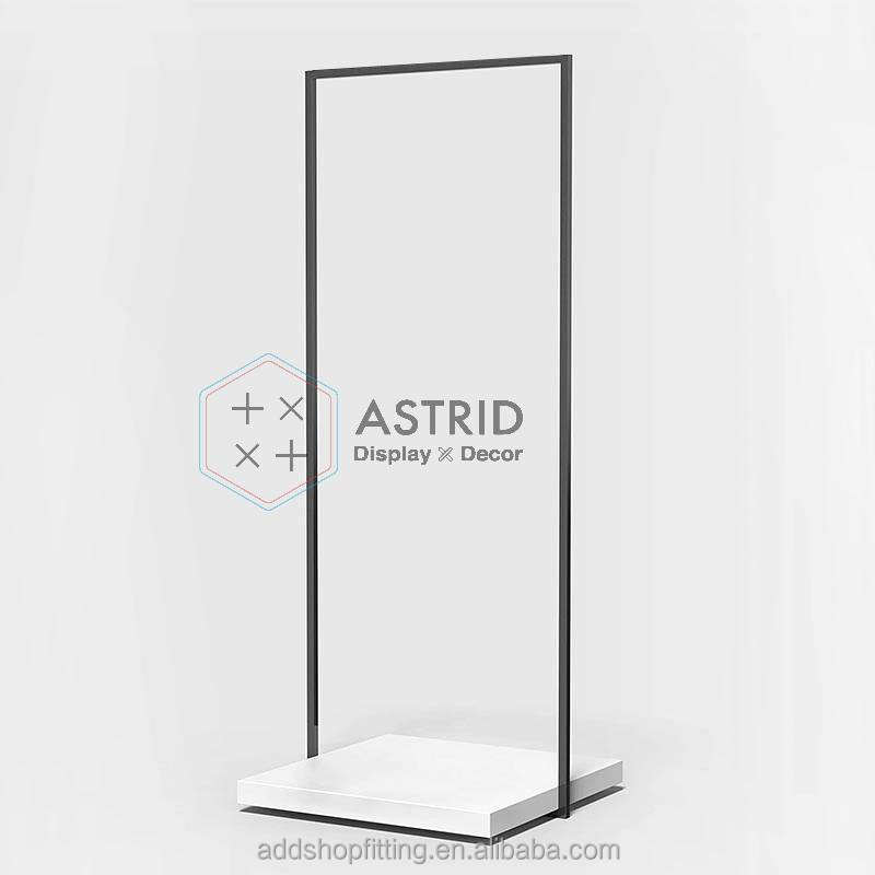 ชั้นวางเหล็ก E2 สีดำ ฐานไม้ E1 สีขาว