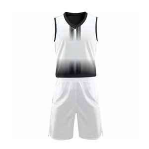 Ensembles d'uniformes de basketball d'hiver unisexes en polyester par sublimation, professionnels, doux, respirants, à séchage rapide, imprimés, sans manches - Product Image 3