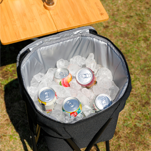 Glacière pliable 45qt en EPP Dsk.pig, imprimé léopard, isotherme et étanche, sac de camping extérieur - Product Image 5