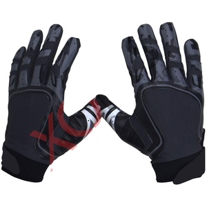 Premium Quality Shiny Breathable Stretch Hand <b>Grips</b> Football <b>Gloves</b> Custom American - Product Image 1