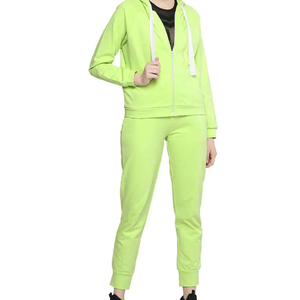 Custom 2-Piece Women's <b>Workout</b> <b>Hoodie</b> Sets Printed Winter Casual Solid Long Sleeve Drawstring Closure Breathable Eco-Friendly - Product Image 1