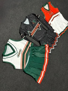 Conjunto de Uniforme de Animadoras Juveniles Personalizado de Calidad Premium, Top sin Mangas y Falda Plisada para Mujeres - Product Image 3