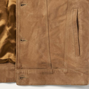 Chaqueta de Cuero Marrón Vintage de Invierno de Primera Calidad para Hombre, Chaqueta de Cuero de Piel de Oveja para el Frío Diario - Product Image 4