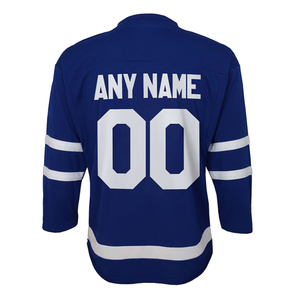 Último Diseño, Jersey de Hockey sobre Hielo para Hombre con Cuello en V, Sublimación con Logotipo Personalizado, Secado Rápido, 100% Poliéster, Antibacteriano, OEM - Product Image 3