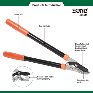 Podadora de Anvil SONO J665M con mango de plástico de agarre suave y hoja de acero para uso en jardinería sin electricidad - Product Image 2