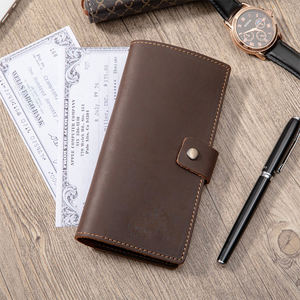 Funda Delgada para Chequera de Cuero PU de Estilo Moderno, de Excelente Calidad y Alta Demanda, con Opción de Logotipo Personalizado en Grandes Cantidades - Product Image 1