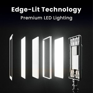 Panneau lumineux LED à température de couleur réglable, alimenté par USB, lumière de remplissage vidéo pour studio, montage sur trépied pour la photographie - Product Image 4