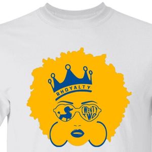 T-shirt de la sororité Sigma Gamma Rho, blanc, avec impression sérigraphique, design personnalisé avec lettres grecques, vêtements universitaires, streetwear, mode, haut tendance - Product Image 5