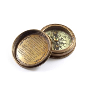 Brújula de supervivencia de latón antiguo Vintage AMP, brújula de bolsillo de Metal para senderismo, Camping, caza, herramienta de navegación al aire libre - Product Image 3