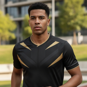 Maillot de football vierge en gros, personnalisable avec logo, kit d'entraînement à séchage rapide, vêtements de sport, direct usine - Product Image 6