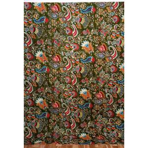 Colcha Kantha hecha a mano 100% algodón, hermosa con estampado floral indio y paisley, para decoración del hogar y uso doméstico. - Product Image 1