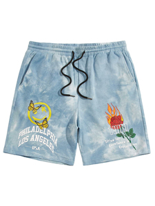 Shorts d'été pour hommes style indien à imprimé totem, respirants, imperméables, écologiques, séchage rapide, en coton, surdimensionnés, décontractés, pour la plage - Product Image 6