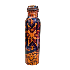 Custom Printed Pure <b>Copper</b> Water <b>Bottle</b> 950ml Promotional <b>Copper</b> <b>Drinking</b> <b>Bottle</b> with Logo Printing - Product Image 1