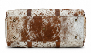 Cowhide Leather Duffel Bag Luxury Travel Bag Vintage Weekender Overnight Luggage <b>Handmade</b> Gym Bag High Quality Sport <b>Clothes</b> - Product Image 5