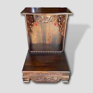 Armoire de culte moderne en bois d'ébène vietnamien artisanal pour le Dieu de la Richesse, idéale pour la maison, le bureau et les entreprises - Product Image 3